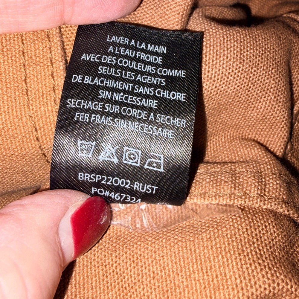 Blue Ranchwear Canvas Jacket Large‎ Rust New With Tags - Picture 7 of 10